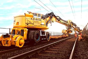 Atlas 32 tonne wheeled road rail excavator crane